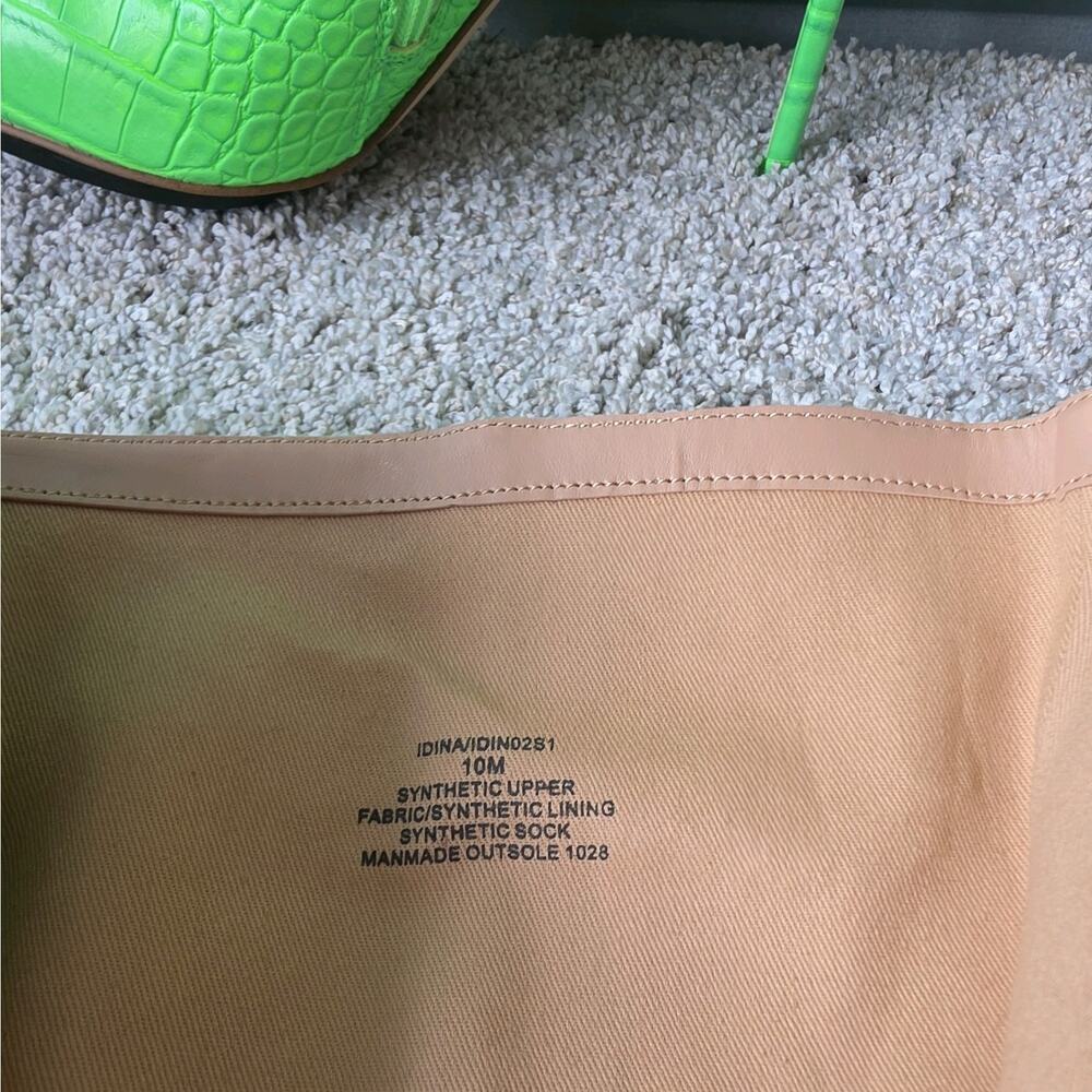 NEW Steve Madden Lime Green Knee High Boots, Size 10 - Picture 8 of 15